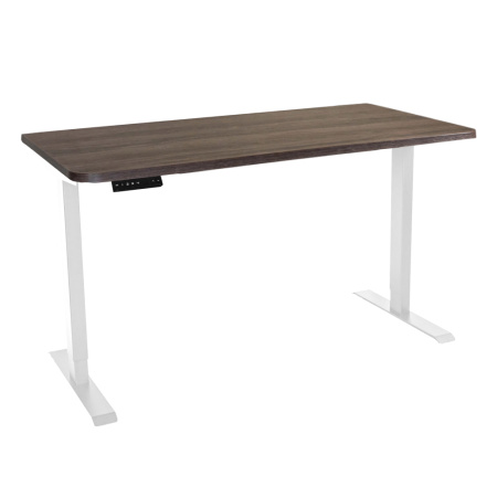 Стол c электроприводом LA-T33-2AR2 (1400x700x700-1200) (Коричневый дуб | Белый)