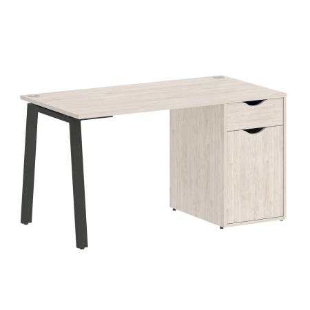 Стол письменный VR.SP-3-138.1.A 1380x720x750 (Денвер Светлый/Антрацит Металл)