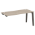Стол-приставка к опорным элементам на деревянных опорах Onix Wood OW.SPR-4.7 1580x720x750 (Тиквуд Светлый/Дуб Темный)