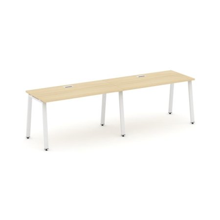 Рабочая станция 1 сторонняя SN-6A.ORS-013 (2760х700х750) (Акация Лорка/Металл Белый)