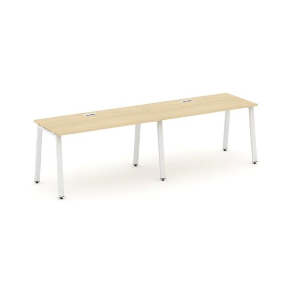 Рабочая станция 1 сторонняя SN-6A.ORS-011 (1960х700х750) (Акация Лорка/Металл Белый)