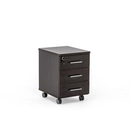 FE/RO Тумба подкатная 3 ящика (Венге)