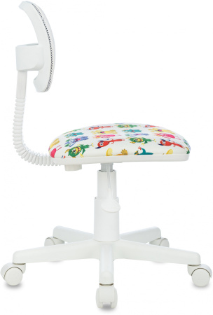 Кресло детское CH-W299 белый TW-15 сиденье мультиколор монстры сетка/ткань крестов. пластик (Мультиколор)