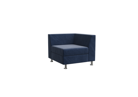 Секция с подлокотником одноместная левая PR.SP-1 (L) (Kardif 028)