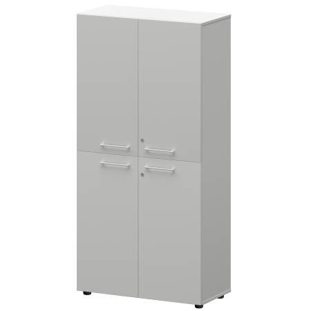 Шкаф высокий закрытый Кортез СМШ48.2.28F(Б) 792x362x1595 (Белый)