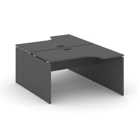 Рабочая станция эргономичная SN-D.DRPA-012 (1580х1432/1992х750) (Антрацит)