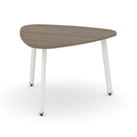 Стол переговорный SN-6.SPRG-71.3 (1200х1200х750) (Вяз Благородный/Металл Белый)