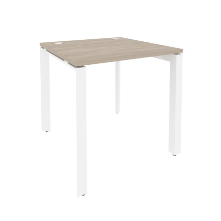 Стол рабочий на П-образном м/к Onix O.MP-SP-0.8 780x800x750 (Дуб Аттик/Белый Металл)