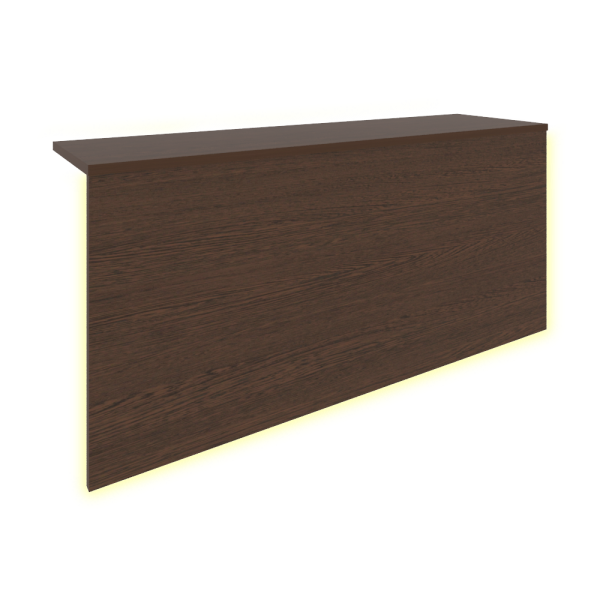 Накладка с подсветкой для Л.МП-5 Л.Н-5С 1160x321x536 (Венге Цаво)