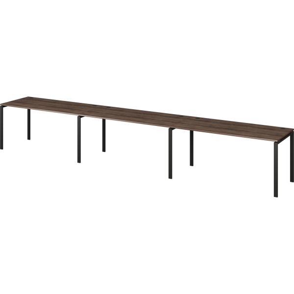 Бенч линейный на 3 рабочих места Арго-М АМБЛ-004-3 4800x730x760 (Лагос/Антрацит)