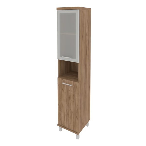 Шкаф First KSU-1.4R Пр 400x430x2060 (Дуб Табак)