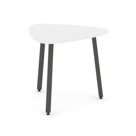 Стол переговорный SN-4.SPRG-70.3 (900х900х750) (Белый/Металл Антрацит)