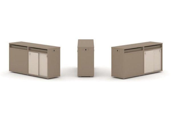 Тумба двойная + топ ES.NB.2T-3 (1500х410х750) (Латте/Капучино)