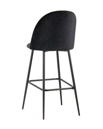 Стул барный Марсель велюр черный (Стул барный Марсель черный)