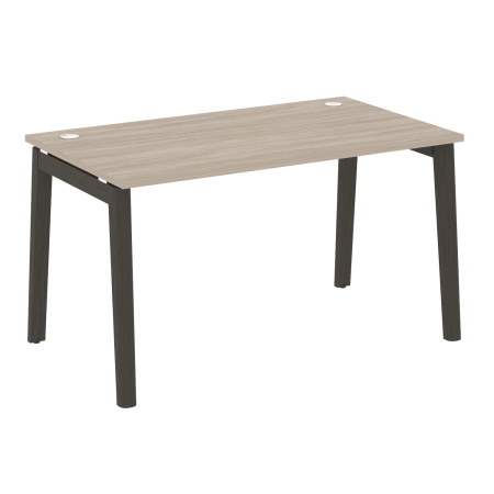 Стол рабочий на деревянных опорах Onix Wood OW.SP-3.8 1380x800x750 (Дуб Аттик/Дуб Темный)