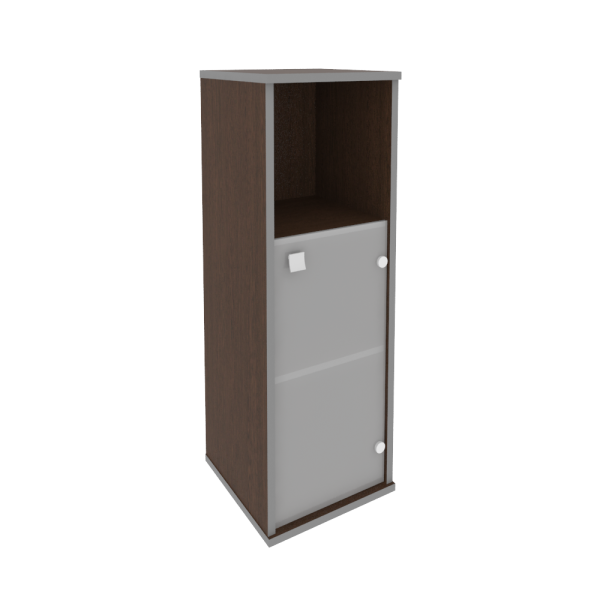 Шкаф средний  узкий, правый Style Л.СУ-2.2Пр 412x410x1215 (Венге Цаво)