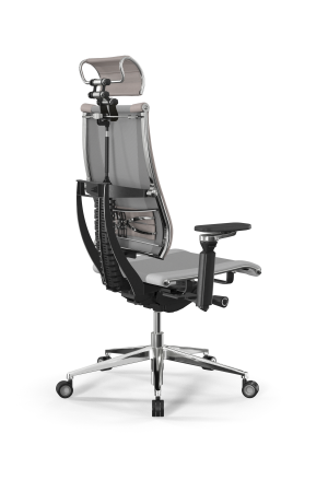 Кресло для руководителя Метта Y 4DF B2-14D - YM93+Infinity /Kc09/Nc09/D15P/H2cL-3D(M26.B35.G25.W04) (Светло-серый | Светло-бежевый)
