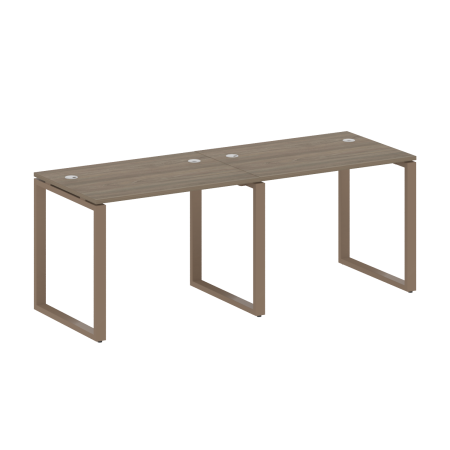 Рабочая станция Metal System Style БО.СМ-2.1 2000x720x750 (Вяз/Мокко металл)