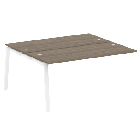 Проходной наборный элемент рабочей станции Metal System Style БА.ПРС-СП-2.4 1600x1475x750 (Вяз/Белый металл)