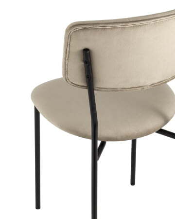 Стул Бандо велюр бежевый (Стул Бандо бежевый)