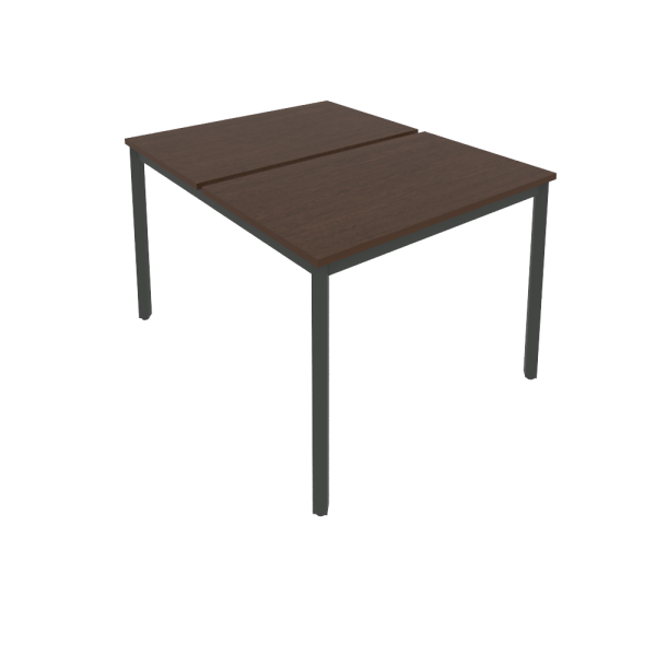 Рабочая станция на металлокаркасе Slim С.СП-3.2 980x1235x750 (Венге Цаво/Антрацит металл)