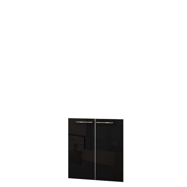 4ФКС.009 Фасад стекло мал. 2x(333x5x695) (Брауни)