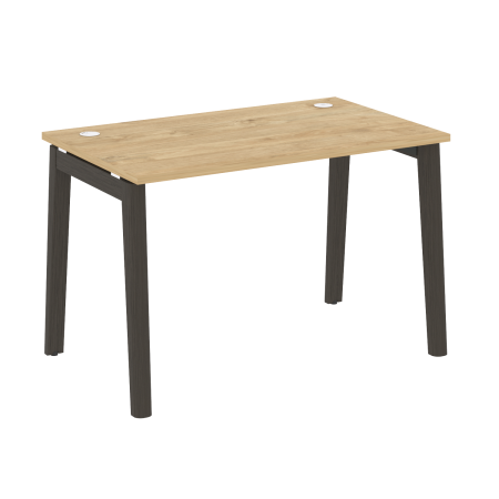 Стол рабочий на деревянных опорах Onix Wood OW.SP-2.7 1180x720x750 (Тиквуд Светлый/Дуб Темный)