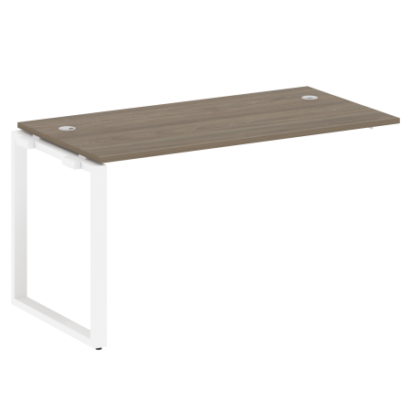 Проходной наборный элемент рабочей станции Metal System Style БО.ПРС-СП-1.3 1400x720x750 (Вяз/Белый металл)