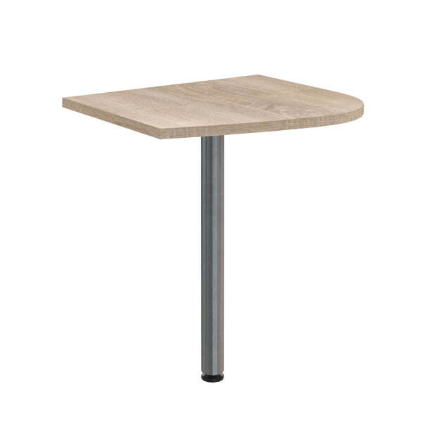 Приставка левая Offix-new OKD 64L 580x640x25 (Дуб Сонома светлый/металлик)