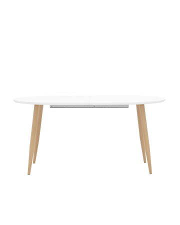 Стол обеденный Берген раскладной 160-190-220*90 белый (Стол обеденный Берген белый)