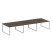 Рабочая станция Metal System Style БО.СМ-6.3 4200x1475x750 (Дуб Наварра/Серый металл)