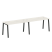 Рабочая станция на 2 рабочих места на А-образном м/к Metal System Style БА.СМ-2.3 2800x720x750 (Дуб наварра/Серый металл)