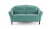 Диван 2-местный Monreal (1860x1050x1000) Аквамарин (Аквамарин)