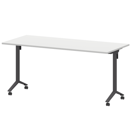 Стол мобильный складной Моби МБ22-160.70 1600x700x750 (Белый/Антрацит)