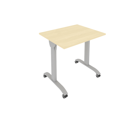 Стол складной мобильный Mobile system СМ-1 800x650x757 (Клен/Серый металл)