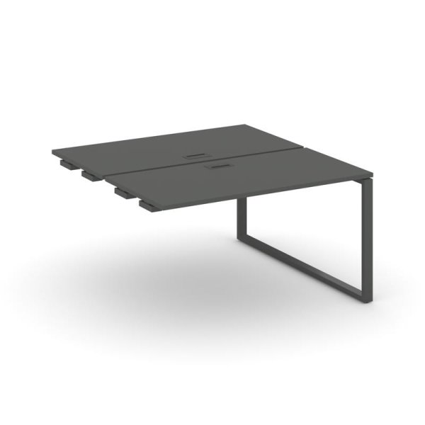 Стол-приставка к опорным элементам SN-6O.DPRS-022 (1180х1632х750) (Антрацит/Металл Антрацит)