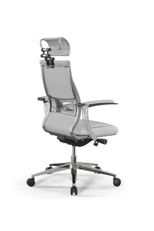 Кресло для руководителя Метта Samurai M3-11U - Infinity /Kc06/Wm06/U1mL-4c3/H2cL-3D(M26.B32.G25.W03) (Белый)