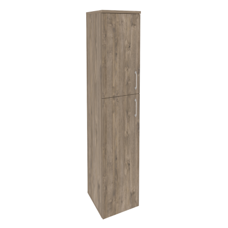 Шкаф высокий узкий левый Onix O.SU-1.8L 400x420x1977 (Тиквуд Темный)