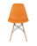 Стул Style DSW оранжевый (Стул Eames оранжевый)