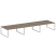 Рабочая станция Metal System Style БО.СМ-6.5 5400x1475x750 (Дуб Наварра/Серый металл)