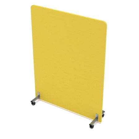 Акустическая мобильная перегородка SOFTOffice 011.МП.1216 1200x377x1600 (Lemon)