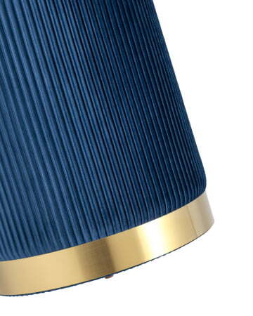 Пуф Шарлотта с ящиком велюр синий (Пуф Шарлотта синий)