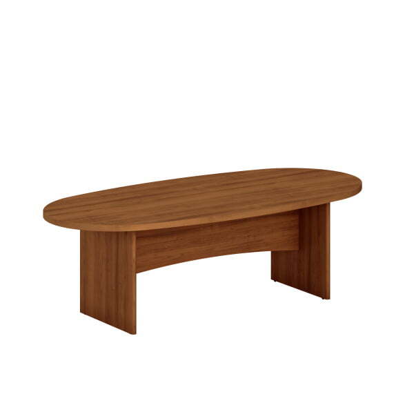 Стол для переговоров овальный Престиж ТЖ 153 2400x1100x750 (Темный орех)