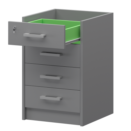 Корпус тумбы приставной Арго АТ-05 440x450x740 (Серый)