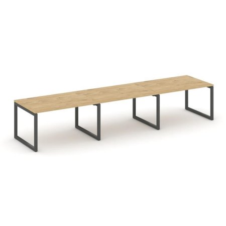 Стол переговорный SN-5O.SPRG-023.3 (4410х980х750) (Тиквуд Светлый/Металл Антрацит)