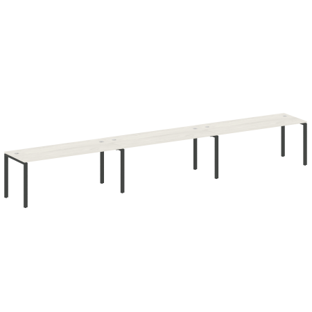 Рабочая станция на 3 раб. места Metal System Style БП.СМ-3.5 5400x720x750 (Дуб Наварра/Антрацит металл)