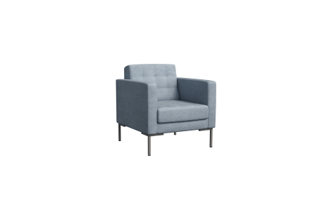 Мягкое кресло FR-DP-01 (Enzo 994/Металл Серый)