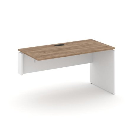 Стол-приставка к опорным элементам SN-D.OPRS-024(L) (1580х800х750) (Дуб Табак/Белый)