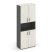 Шкаф высокий широкий SN.STS-107 (796х400х1982) (Антрацит/Тиквуд Светлый)