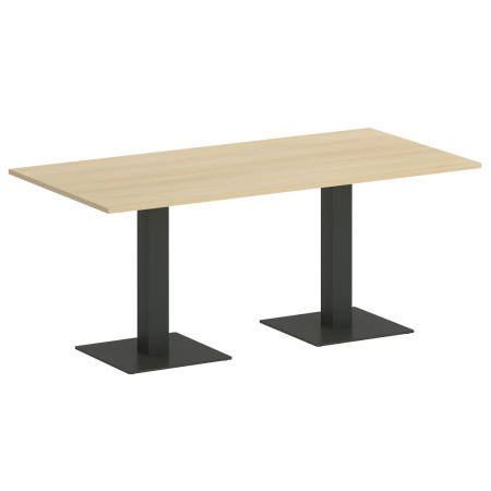 Стол прямоугольный VR.SP-5-180.2 1800x900x750 (Акация Лорка/Антрацит Металл)